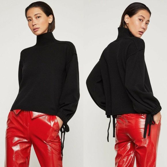 BCBGMaxAzria Sweaters - BCBGMAXAZRIA Oversized Turtle Wool Blend Pullover